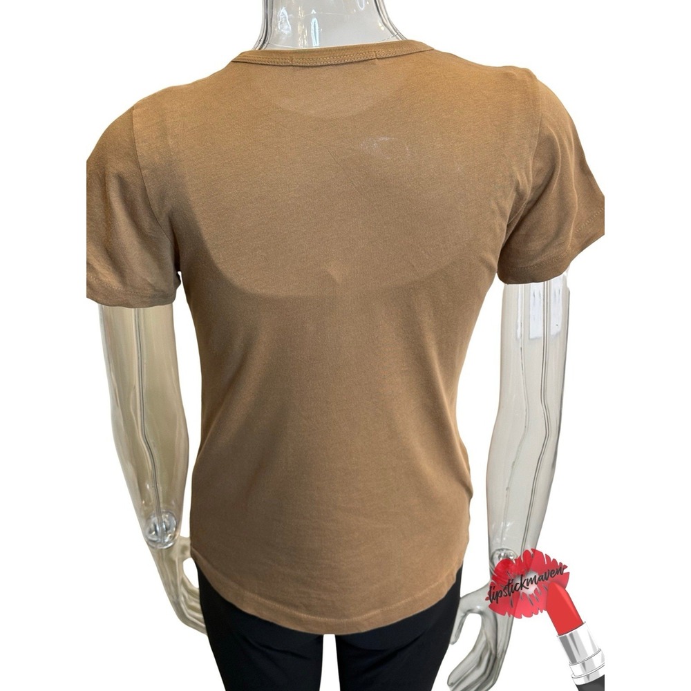 Jenni Kayne Shirt Womens XS 100% Cotton Crew Neck T-Shirt Made in USA - Picture 2 of 12